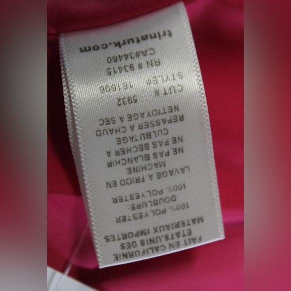 Trina Turk Womens Sleeveless High Rise Flat Front Romper Candy Pink Size 4 - Picture 5 of 6